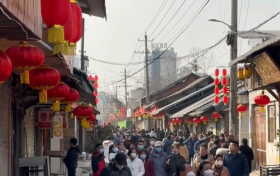 舞龍、舞獅、民族舞…漢臺家門口的年味正濃縮略圖